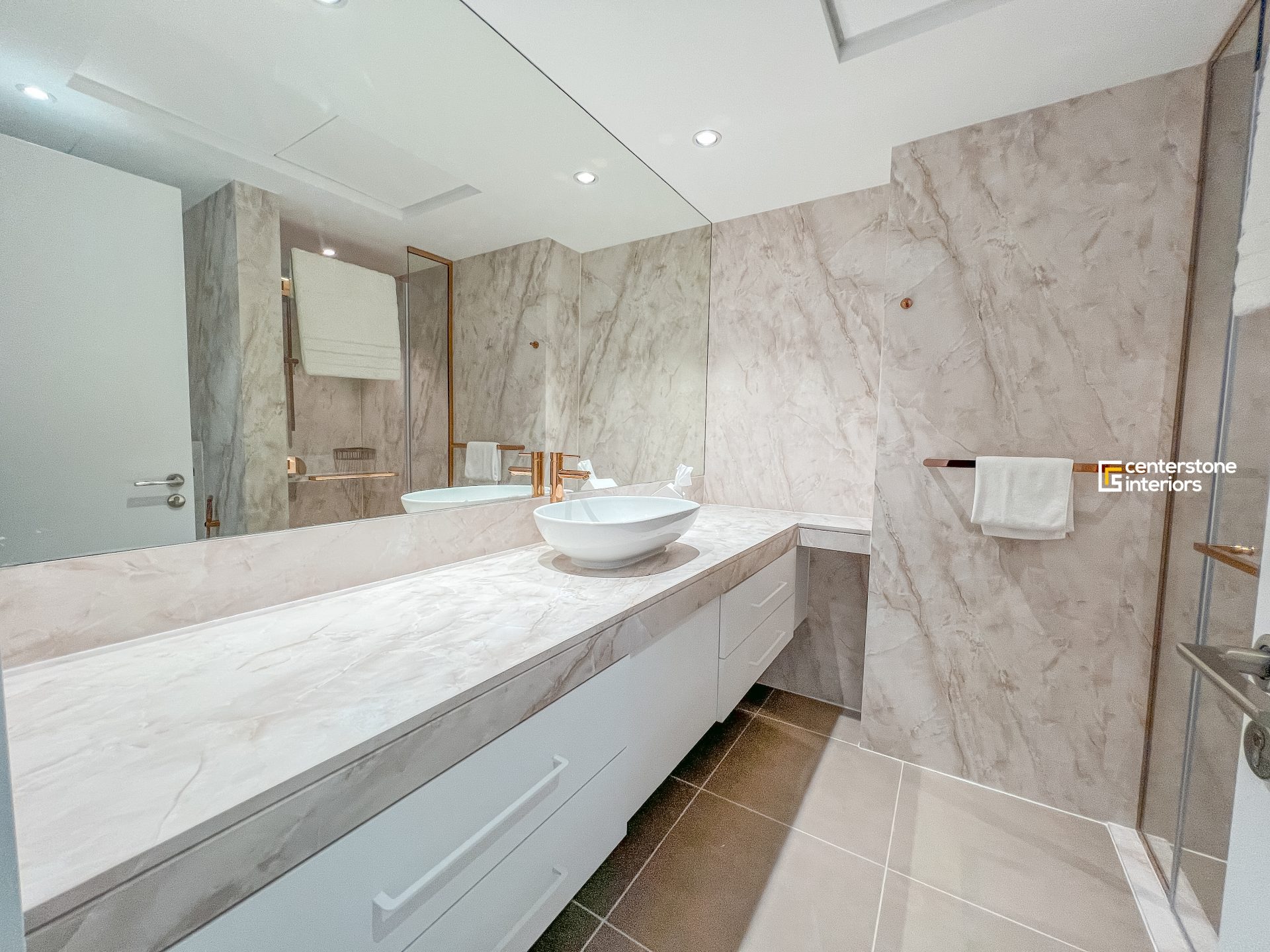 The Greens - Interior Renovation - Guest Bathroom