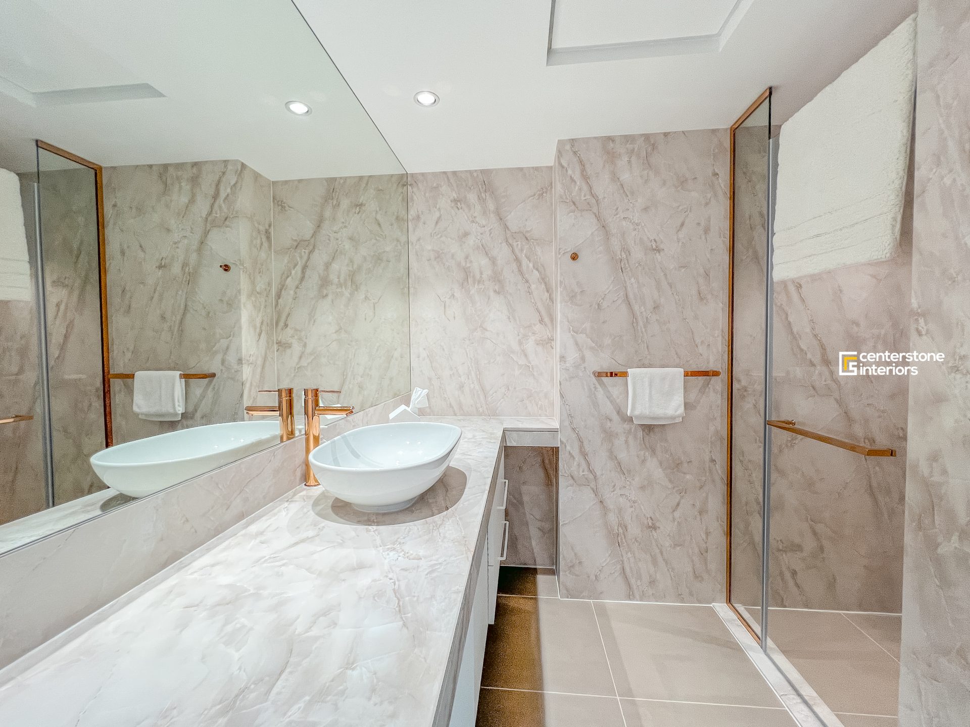 The Greens - Interior Renovation - Guest Bathroom