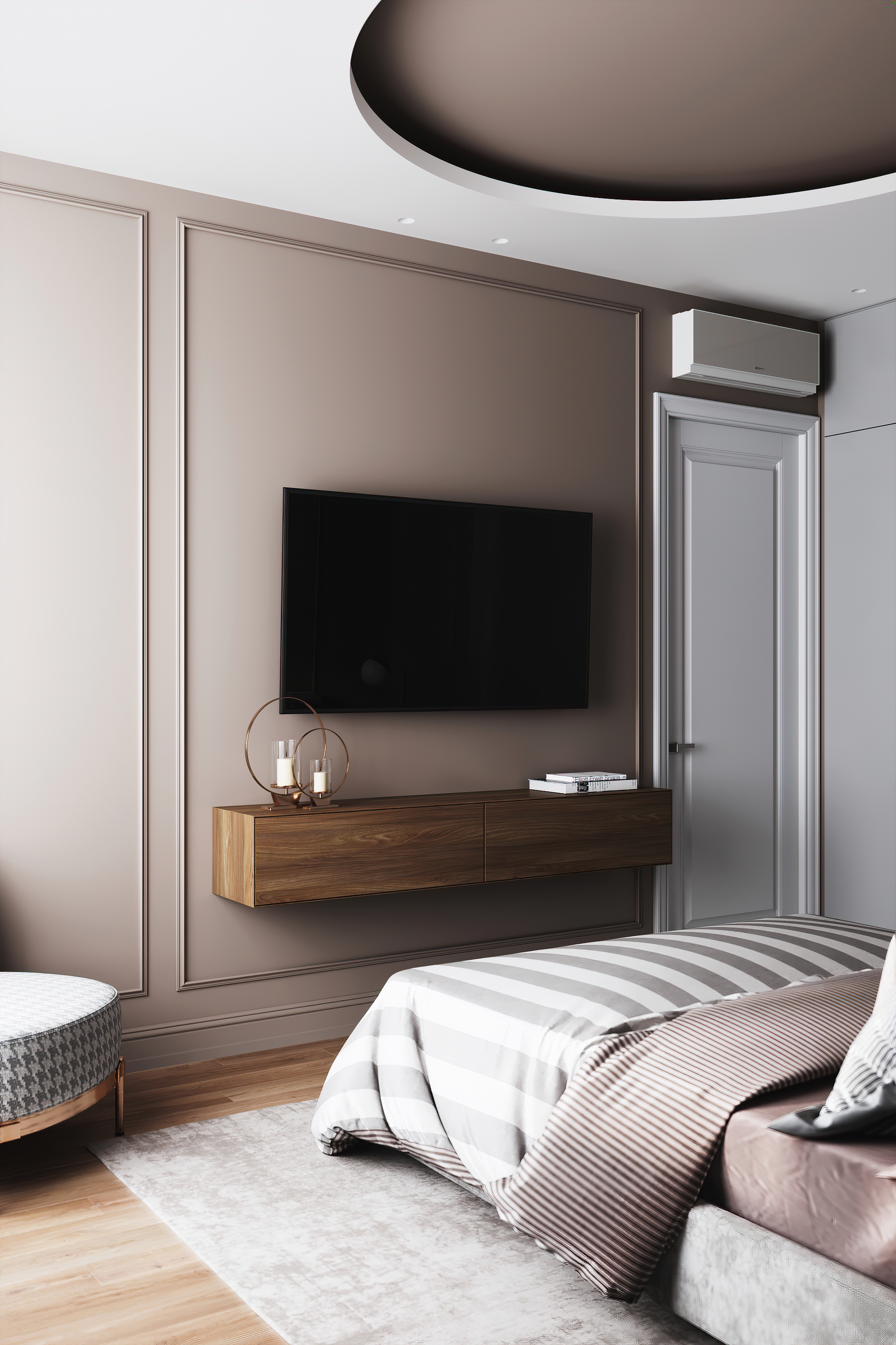 Master Bedroom Interior Design - Downtown Dubai