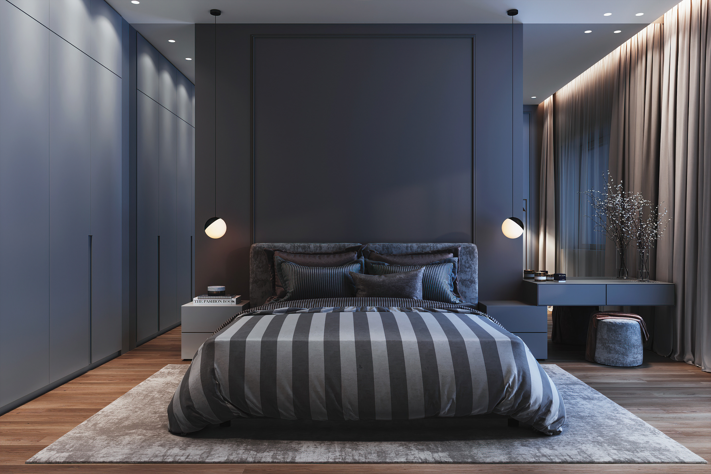 Master Bedroom Interior Design - Downtown Dubai